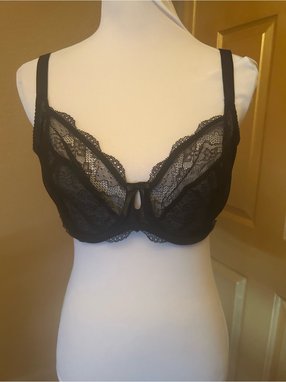 Freya Black Lace 34G bra